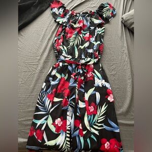 Tommy Bahama Women’s Off the Shoulder Floral Jumpsuit